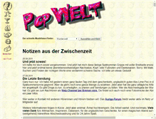 Tablet Screenshot of popwelt.de